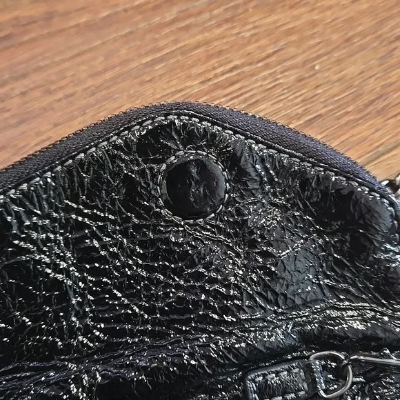 HOBO LEATHER CHAIN STRAP CROSSBODY MINI BAG.. #7863 - Picture 6 of 11